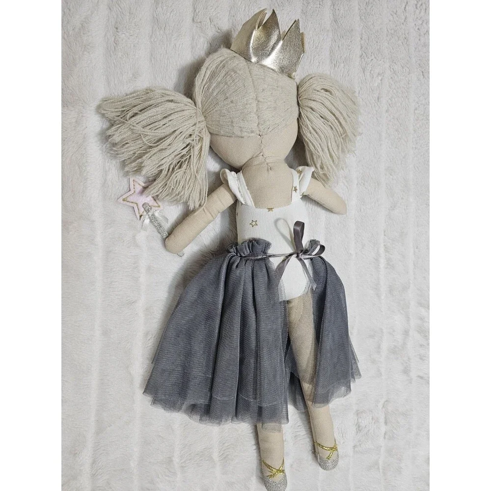 Mud Pie Fairy Princess Cloth Rag Doll 18